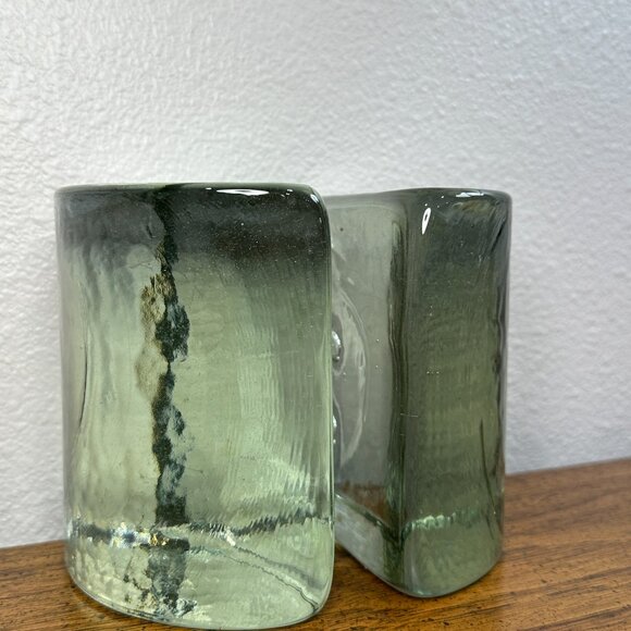 Mid-Century Modern Blenko Glass Bookends  (Set of 2) - Picture 2 of 16